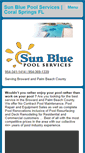 Mobile Screenshot of poolservicecoralsprings.com