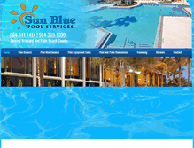 Tablet Screenshot of poolservicecoralsprings.com